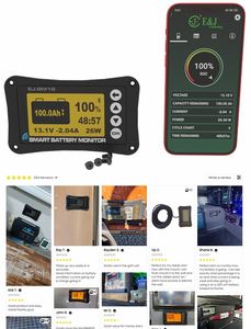 Precision 500a Smart <span class=keywords><strong>Shunt</strong></span> Voor Bluetooth Soc Meter Voor Accu Pack Monitoring Met Hoge Nauwkeurigheid Huidige Meting - Product Image 5