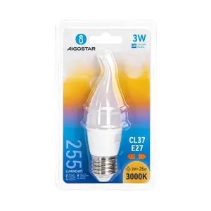 Bombilla LED E27 de 3W, de diseño elegante, ideal para decoración y ahorro de energía en hogares y eventos. - Product Image 3