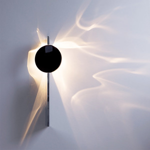 Lámpara de Pared LED con Efecto de Luz Ondulante de Diseño, Creativa, de Aluminio, para Fondo, Estudio, Pasillo, Comedor, Sala de Estar, Única - Product Image 5