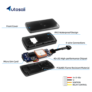 Autosali Gt18 Hạm Đội Xe Máy Ảnh GPS Theo Dõi Thiết Bị 4G Giết Chuyển Đổi Động Cơ Immobilizer GPS Xe Tracker Với Nhiên Liệu Giám Sát - Product Image 2