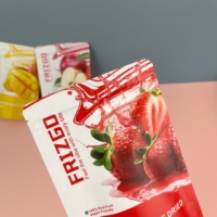 Échantillon gratuit de sac en plastique design personnalisé fini mat pochettes debout pour fruits secs avec logo personnalisé 100 pièces quantité minimale de commande