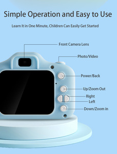 Mini caméras pour enfants avec logo personnalisé Cadeau pour enfant jouet Photo vidéo HD 1080p Appareil photo numérique pour bambins Appareil photo numérique pour enfants pour bébés - Product Image 2