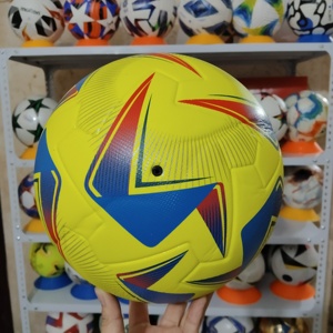 Professional PU <b>leather</b> <b>football</b> No. 5 durable high quality indoor/outdoor training ball customizable logo - Product Image 2