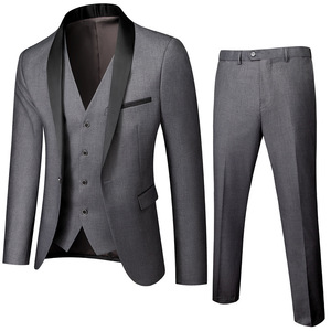 <span class=keywords><strong>Traje</strong></span> de novio mejor hombre Graduación de hombre <span class=keywords><strong>Traje</strong></span> de tres piezas Moda - Product Image 4