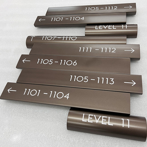 Wall Mounted Semi Cylinder Engraved Hotel Indoor <strong>Way</strong> finding Signage Engraved 3D Acrylic <strong>Signs</strong> Hot selling - Product Image 5