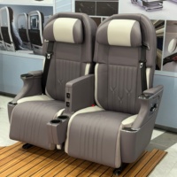 Sièges de bus de luxe personnalisés OEM, sièges en cuir PU, accessoires de voiture, siège double pour bus