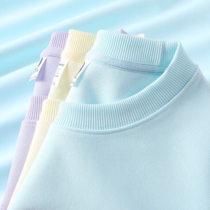 Sudadera de Cuello Redondo, 320g, Poliéster, Color Sólido, Corte Holgado, Uniforme de Trabajo, Uso Diario - Product Image 2