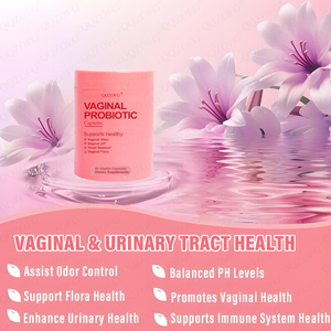 Cápsulas Probióticas V-Positiv para el Olor Vaginal y el pH, Mezcla Probiótica que Promueve la Absorción de Nutrientes, la Digestión y Reduce la Flatulencia y la <span class=keywords><strong>Diarrea</strong></span> - Product Image 4