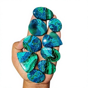 พลอยธรรมชาติ คริสโซคอลล่า และ ชาตัคไซต์ จาก FAIJAN GEMS สำหรับทำเครื่องประดับ ขนาดปรับแต่งได้ รูปทรงผสมผสานหลากหลาย แหล่งกำเนิดราชสถาน - Product Image 1