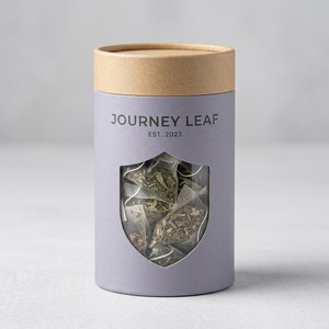 Boîte cylindrique rigide en carton de style traditionnel pour l'emballage de thé en vrac de qualité supérieure, vente en gros personnalisée - Product Image 1