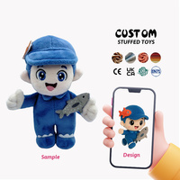 Jouet en peluche personnalisé non toxique, mignon, à l'effigie de personnages de dessins animés, pour la promotion d'événements