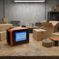 Mini Impresora de Inyección de Tinta Portátil con Pantalla Táctil, Máquina de Codificación de Fechas de Caducidad de Secado Rápido para Etiquetas de Tarjetas, Logotipos y Plástico