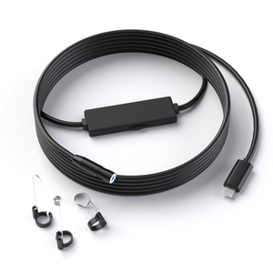 Dearsee 8mm tek Lens endoskop kamera esnek tel 5m oto tamir muayene Video kamera endüstriyel endoskop - Product Image 4