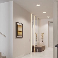 Spot LED encastré anti-éblouissement de haute qualité, haute luminosité, direction réglable, éclairage intérieur, plafond, 9W12W15W20W