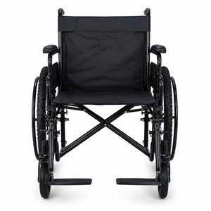 Silla de Ruedas Manual Económica con Marco Plegable, Ruedas Traseras Grandes y Asiento Acolchado para Ancianos, Discapacitados, Hospitales y Cuidado en el Hogar - Product Image 6