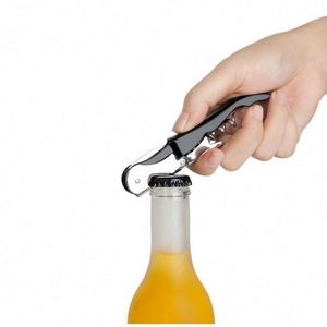 Tire-bouchon décapsuleur portable en acier inoxydable avec logo personnalisé pour activités promotionnelles - Product Image 5