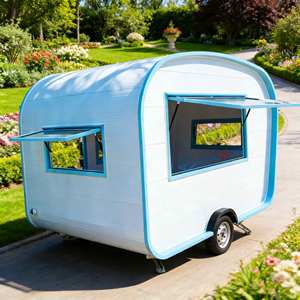 Food Truck per Catering Completamente Attrezzato, Rimorchi per Tacos, Cucina Mobile, Carretto per Pizza e Caffè, Camion per Gelati e BBQ, Rimorchio Economico per Cibo Mobile - Product Image 1