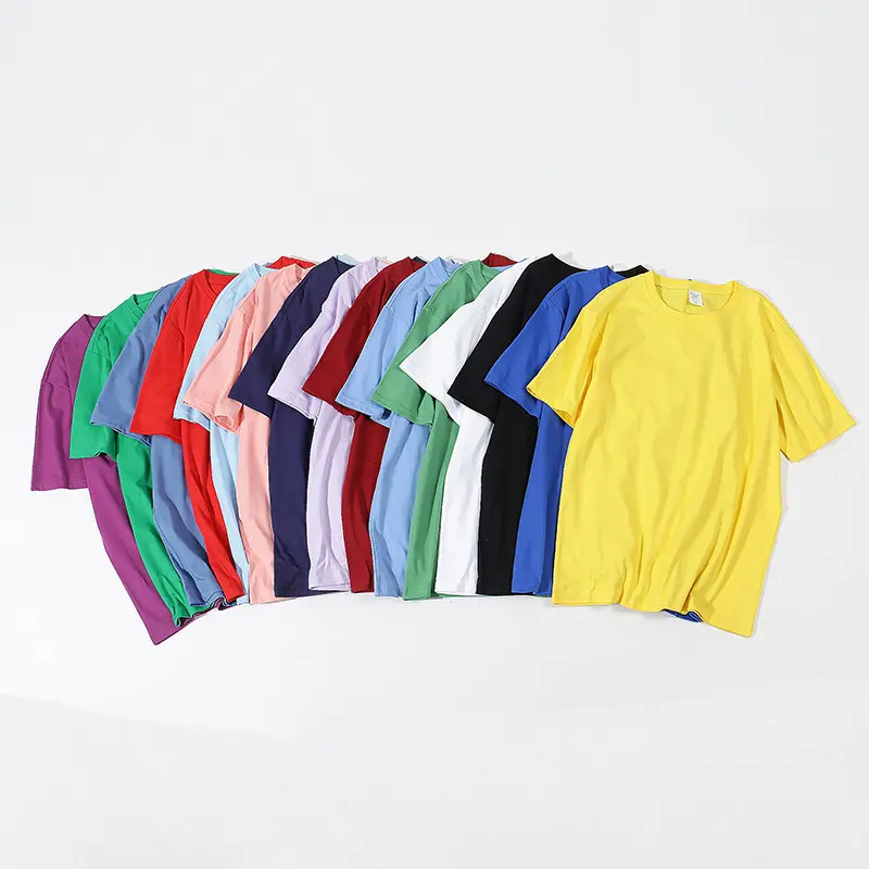 High Quality 100% Cotton Printed Men Embroidery T-Shirt Wholesale Women Custom Vintage T Shirt