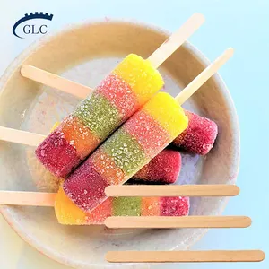 Bán Sỉ Que Gỗ Sinh Thái Làm Kem Que Magnum Làm Theo Yêu Cầu Với Que Popsicle Khắc Dập Nóng