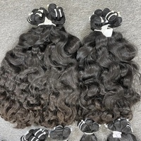 Extensiones de Cabello Humano Virgen Indio 2026 sin Procesar, con Cutícula Alineada, 100% Remy, Doble Trama, Tejido a Máquina