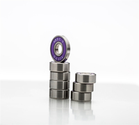 Roulements de patins à roulettes de haute précision 8 mm ABEC7,9, roulements de patins à roulettes, billes de skateboard, haute vitesse 8x22x7 mm, roulement 608