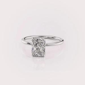Anillo de Compromiso de Moissanita al por Mayor para Joyería Nupcial Elegante, Eventos de Compromiso y Momentos Especiales en Venta - Product Image 3