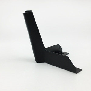 Patas de Muebles Metálicas Modernas y Minimalistas, Cromadas en Negro, 1.2mm de Grosor, Soporte para Sofá, Mesa de Centro, Gabinete, Diseño de Trípode Resistente - Product Image 2