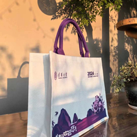 Sac Fourre-Tout en Toile de Coton Personnalisé avec Logo Imprimé d'inspiration BK, Durable et Réutilisable, Idéal comme Sac Cadeau Promotionnel