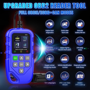OBD2 tự động chẩn đoán Scanner S40 12V ABS điện động cơ điện Analyzer công cụ vật liệu nhựa Mã Reader cho xe chẩn đoán - Product Image 2