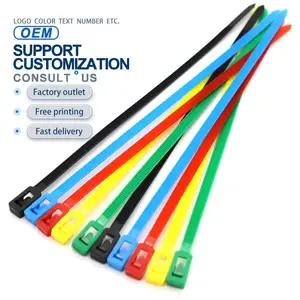 RECT001 Nylon Radius Zip Ties Cable Ties Nylon Zip Wire Self-locking Cable Ties