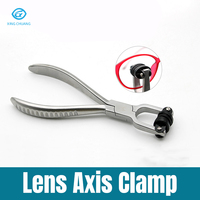 Pince à bec aiguille pour outil de réparation d'atelier de lunettes optiques avec coussinet nasal et anneau de miroir
