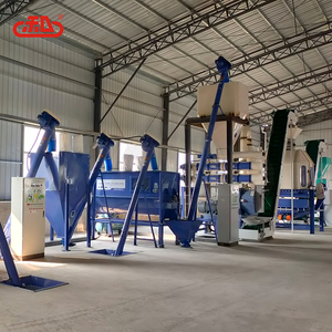 Molino de piensos para animales de 1500 kg/h Farms Pellet <span class=keywords><strong>Feed</strong></span> Product Making Plant con diseño horizontal - Product Image 5