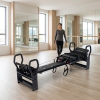 ROARFIT Microformer Pro Pilates Reformer - Construction en alliage d'aluminium, durable, portable, garantie 5 ans, multifonctionnel