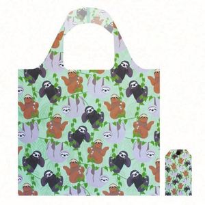 Bolsa de Compras Plegable Reutilizable Personalizada con Impresión Completa, Bolsa de Compras Plegable de Poliéster Impermeable - Product Image 6