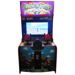 Machine de jeu d'arcade de tir en métal avec écran LCD 55 pouces, fonctionnant à monnayeur, modèle <span class=keywords><strong>Death</strong></span> Storm, avec garantie d'un an, jeu de tir pour centres de jeux - Product Image 1