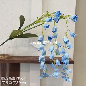 Fleurs artificielles suspendues en soie, type campanule, haute simulation, pour décoration de mariage, Secret Garden - Product Image 3