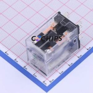 HF18FF-G/012-2Z13D Power Relay Through hole,21.5x28mm Relay 12V 2 Changeover: 2C (DPDT-Changeover)::: 8 7A-30VDC/7A-250VAC - Product Image 2