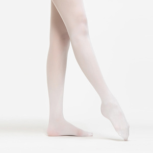 BT00006 Collant da Danza con Piede per Bambine e Ragazze in Nylon Personalizzabili nel Logo, Taglia, Colore e Confezione – Colori Abbronzatura, Caramello e Rosa - Product Image 2