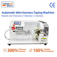 Máquina Automática para Encintado de Cables Turing TR-303XL con Envoltura Completa/Por Puntos/Multisegmento, Fuente de Alimentación 220V/110V