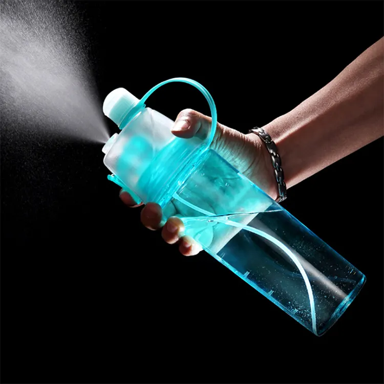 Cycling Mist Spray Water Cup Gym Beach Bottle Leak-Proof Drinking Cup Camping Hiking Bottle
