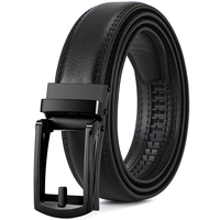 Nouvelle Arrivée Ceinture Homme en Cuir de Vachette Véritable Deuxième Couche, Style Business avec Boucle Ardillon Faux Cuir, Luxe et Tendance, Vente Directe Usine