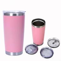 Meilleure vente transfrontalière : Gobelet de voiture 20 oz à double paroi, isolé sous vide, performance thermique 6-12h, design moderne et minimaliste