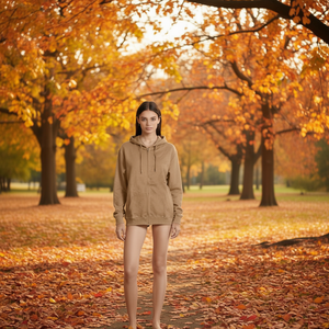 Felpa con cappuccio da donna HDJ con cerniera e maniche lunghe M/L XL/2XL Abbigliamento casual autunno inverno - Product Image 3