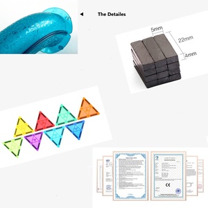 2025 nouveau bricolage éducatif enfants 3D créatif magnétique Pipeline roulement balle carreaux en plastique blocs de construction ensembles - Product Image 5