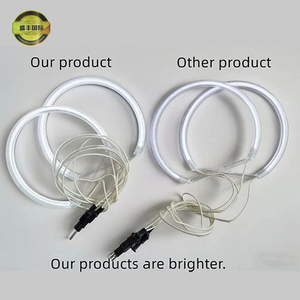 Nouveaux anneaux halo multicolores <span class=keywords><strong>CCFL</strong></span> <span class=keywords><strong>Angel</strong></span> <span class=keywords><strong>Eyes</strong></span> 12V pour E36 E38 E39 <span class=keywords><strong>E46</strong></span> - Product Image 6