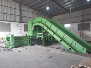 60-80t ngang máy đóng gói tự động màng nhựa chất thải giấy <span class=keywords><strong>Baler</strong></span> máy nhôm có thể tái chế & baling thiết bị - Product Image 6