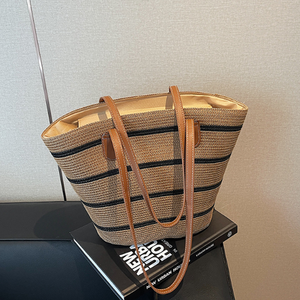 Borsa da Donna di Grande Capacità, Shopper di Qualità con Manici in Tessuto - Product Image 6