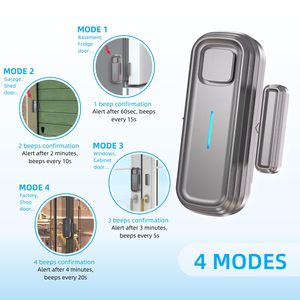 Không dây bị trì hoãn cảm biến chuyển động báo động với mở rộng phát hiện và âm thanh lớn cho cửa sổ cửa hàng và cửa ra vào - Product Image 3