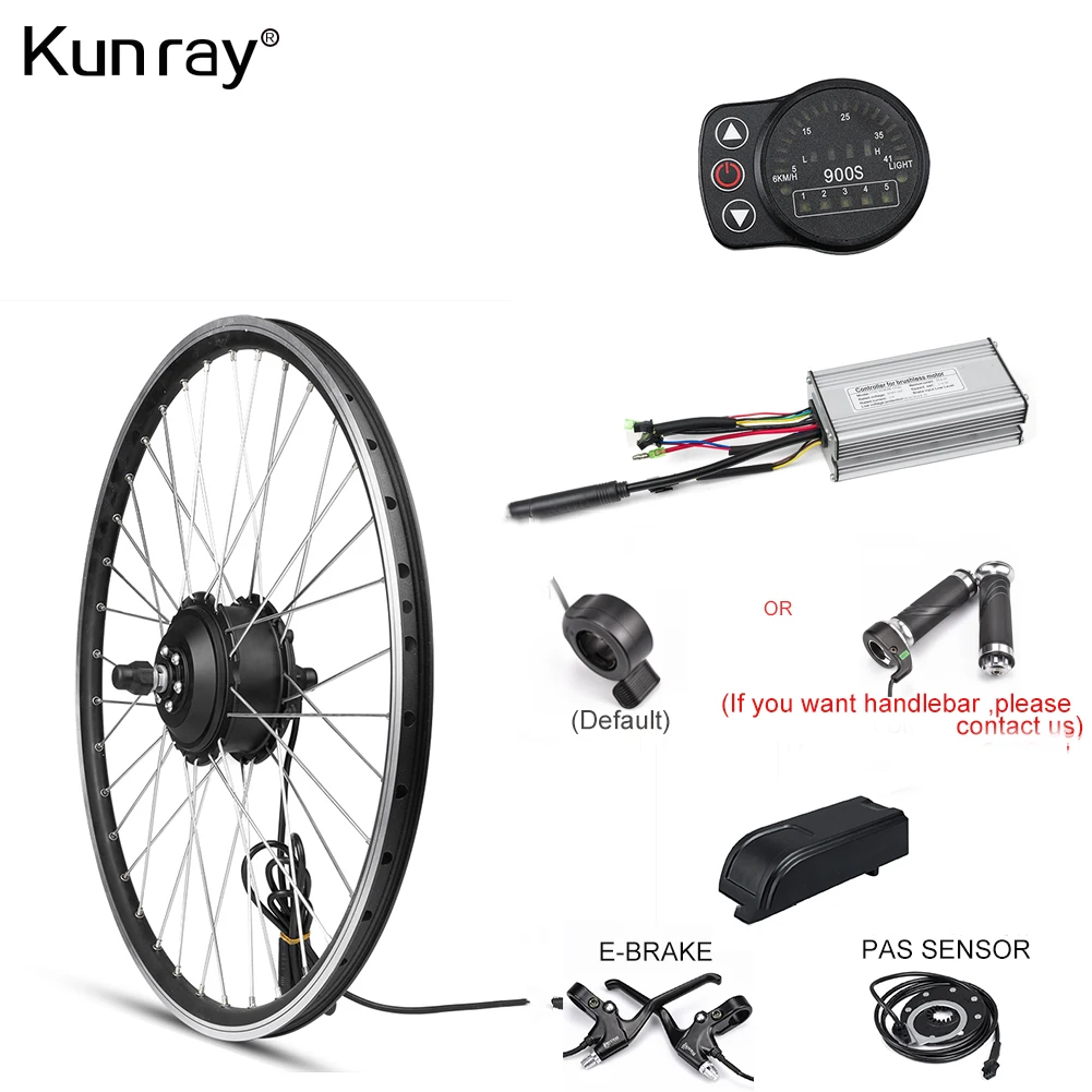 Moteur Roue Vélo électrique 26 Pouces 36V/48V 250W - Sans Balais - Pour Conversion électrique