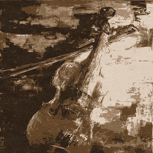 Modern Abstract Design Persian Hand Knotted Wool Eco-Friendly Fire Resistant Non-Slip Area Rug Set by Adam Rugs - Product Image 6